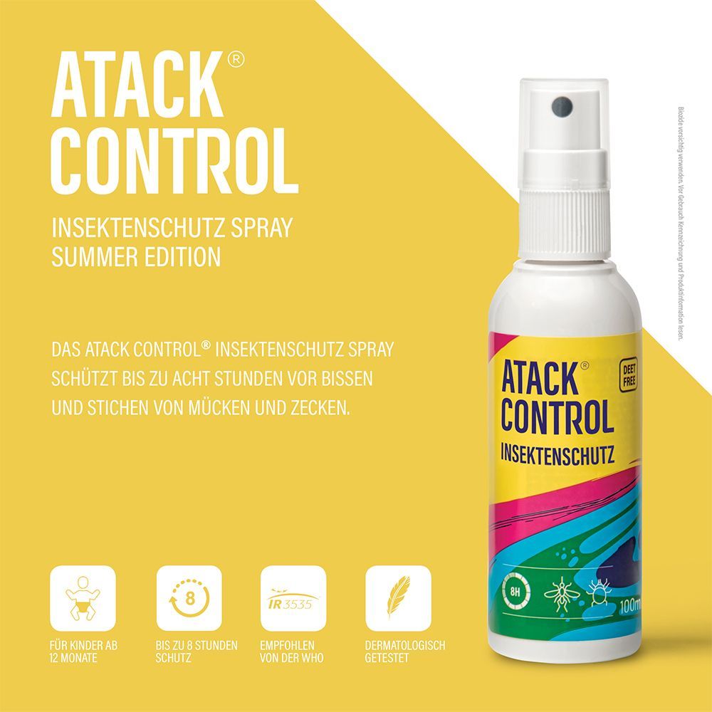 Atack Control Insektenschutz Pumpspray Summer Edit 100 ml Spray