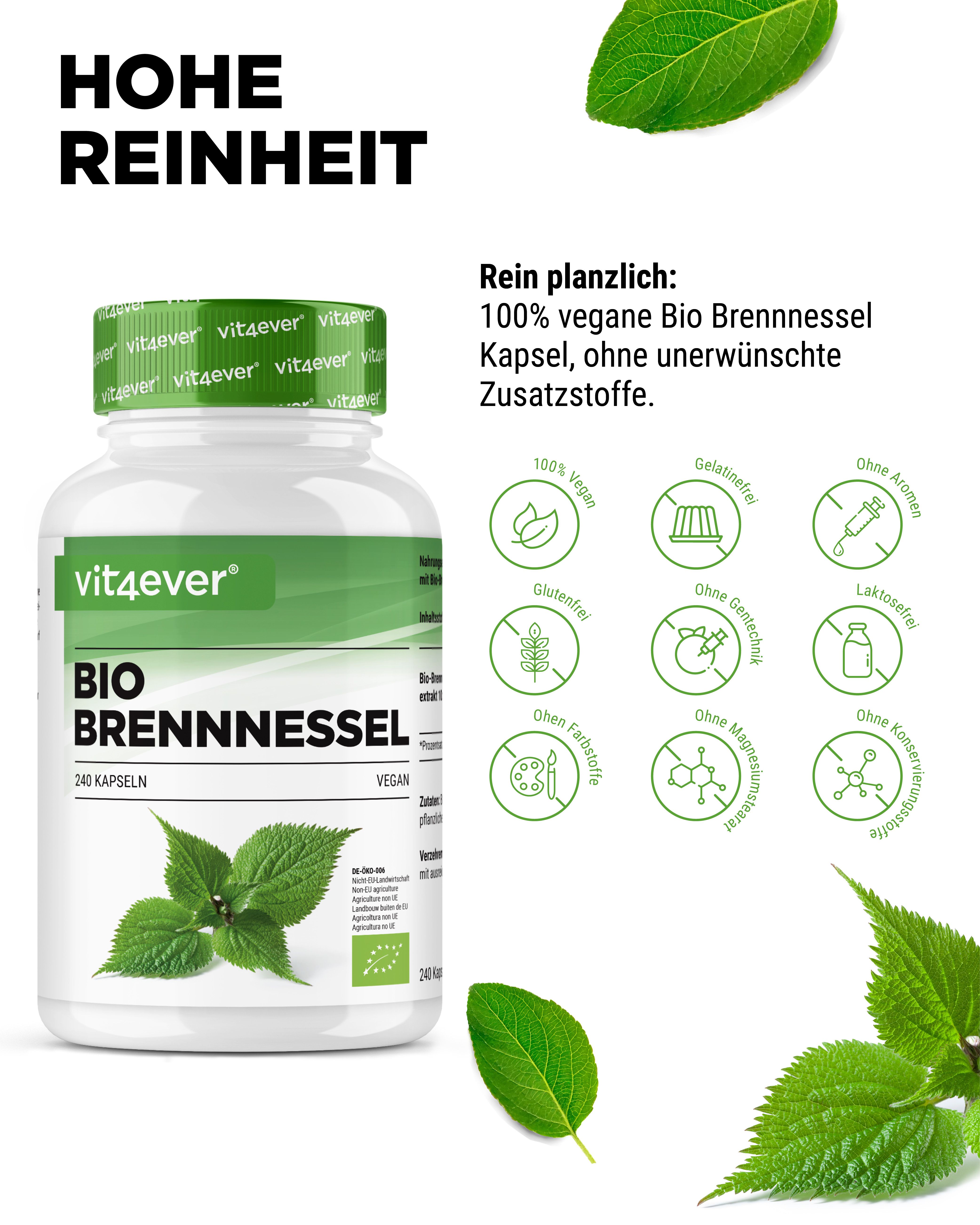 vit4ever Bio Brennnessel Extrakt