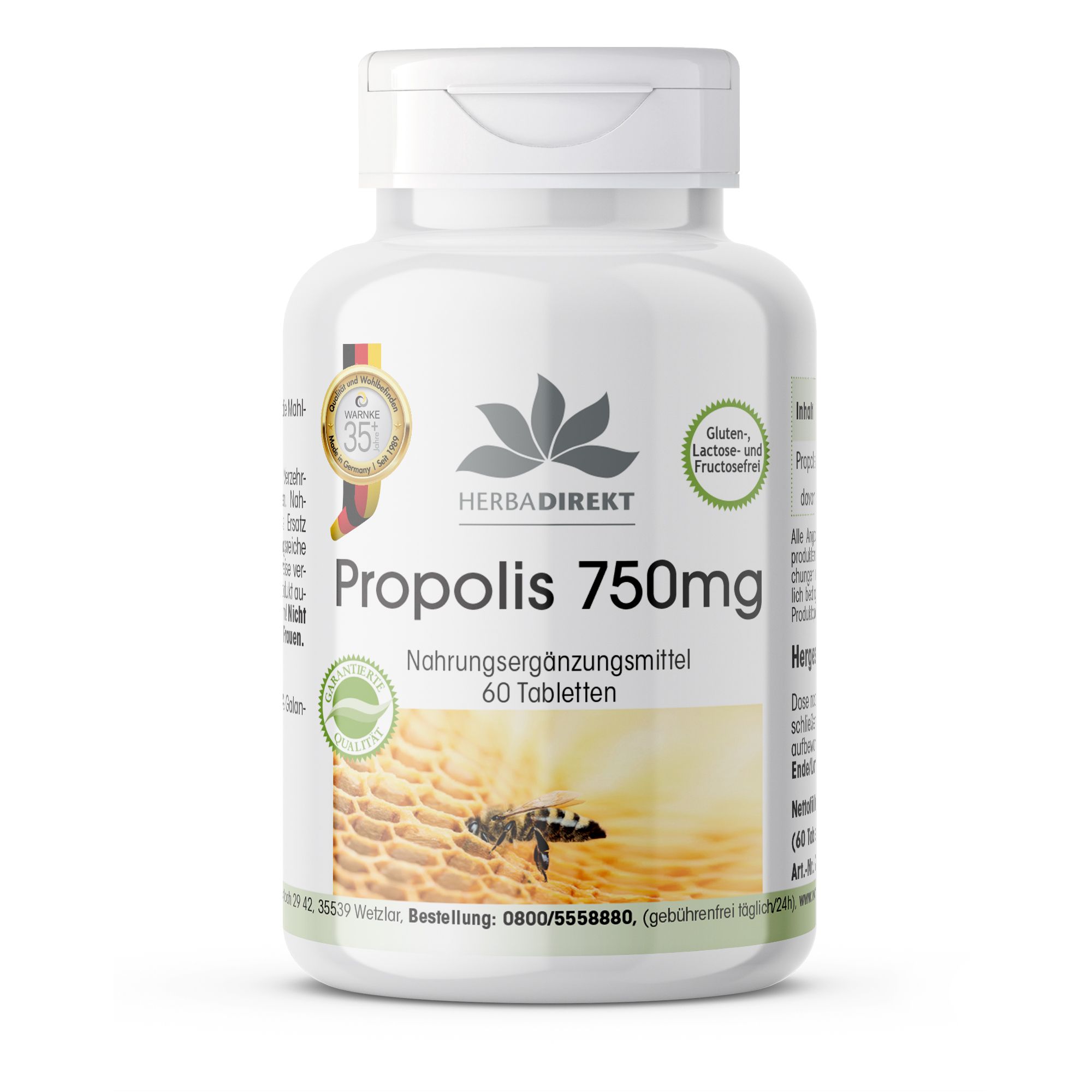 Warnke Vitalstoffe | Propolis 750mg 60 St