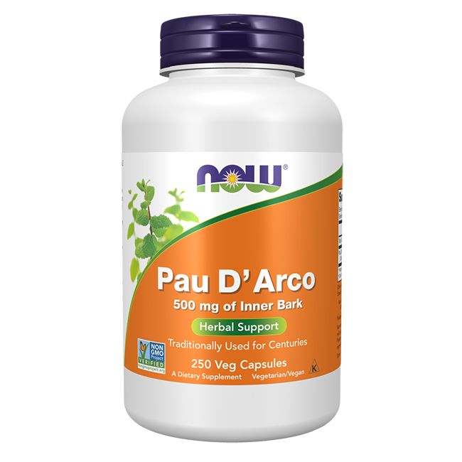 Now Foods Pau D'Arco 500 mg 250 Pc