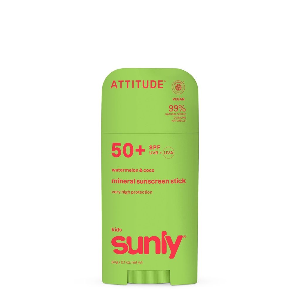 Mineral sunscreen Stick Face & Body - Kids SPF 50 watermelon coco 60 GR Sonnenschutzcreme