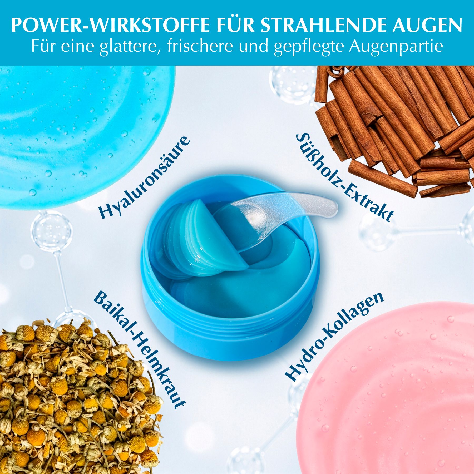 DR.RASHEL Augenpads Kollagen Gel Augenmaske Anti-Falten Hyaluronic Acid