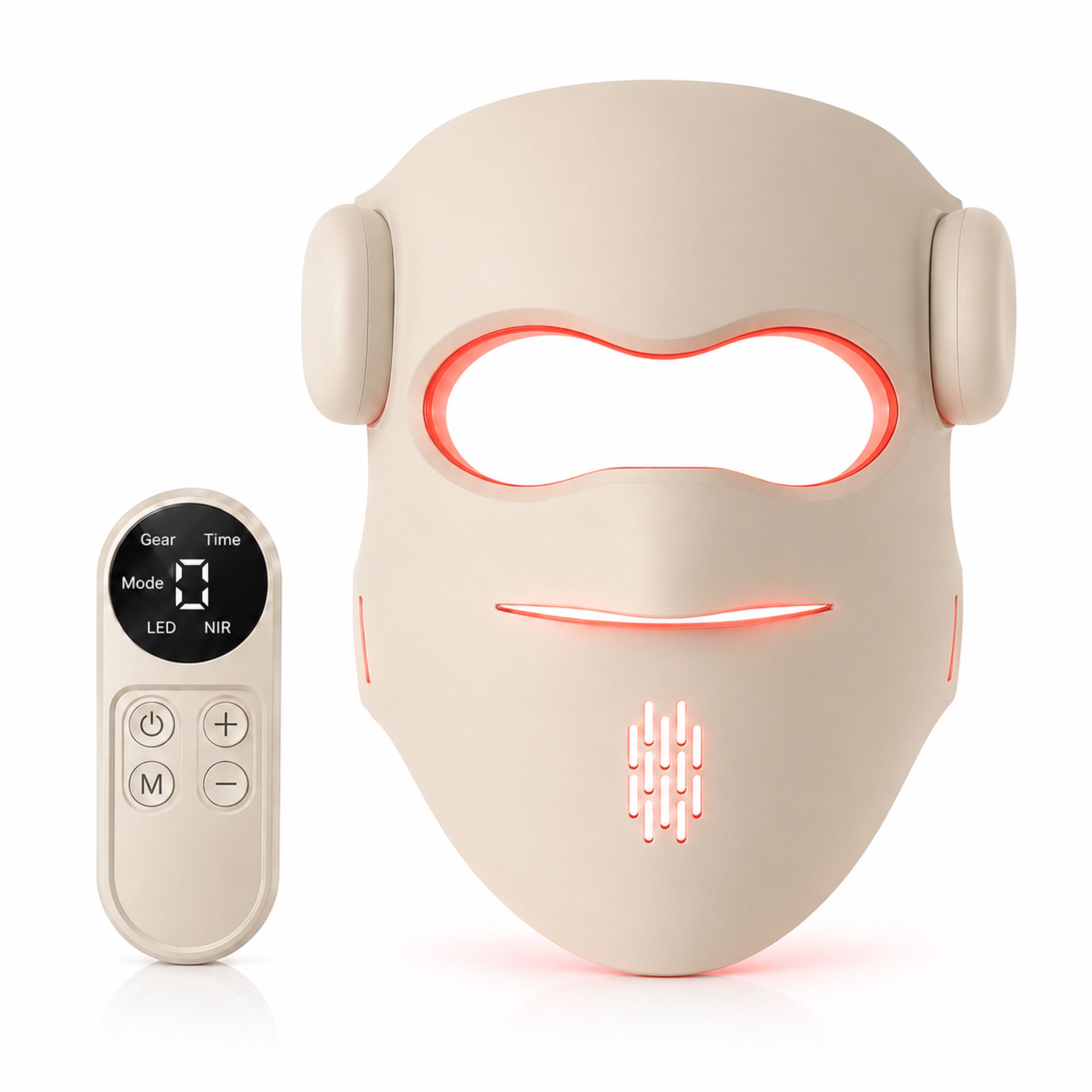 Lalano’S Cosmetics LED-Gesichtsmaske Lumivance 3 Lichtmodi, 72 LEDs 1 St