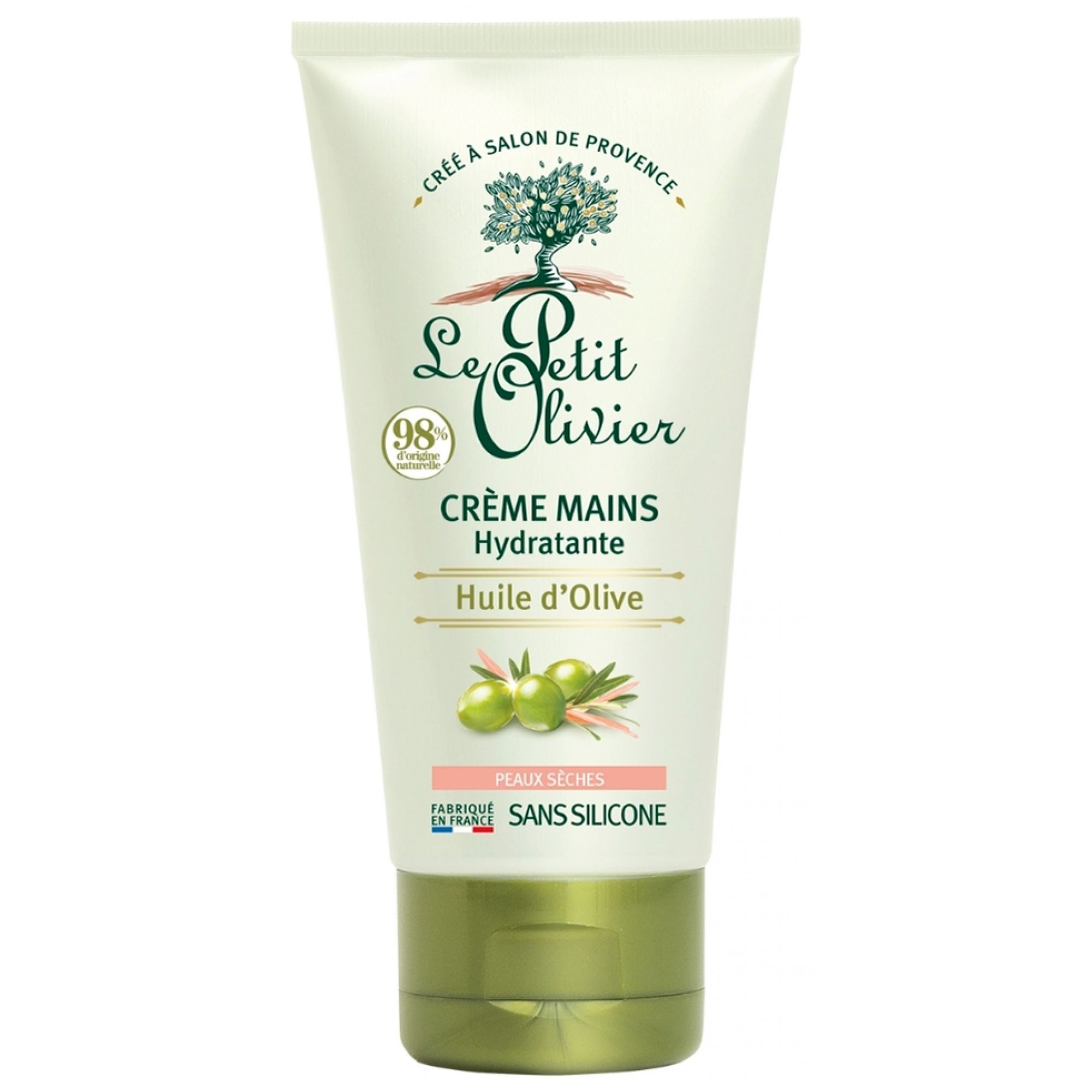 Le Petit Olivier Feuchtigkeitsspendende Handcreme mit Olivenöl 6,2x3,8x12,8 cm