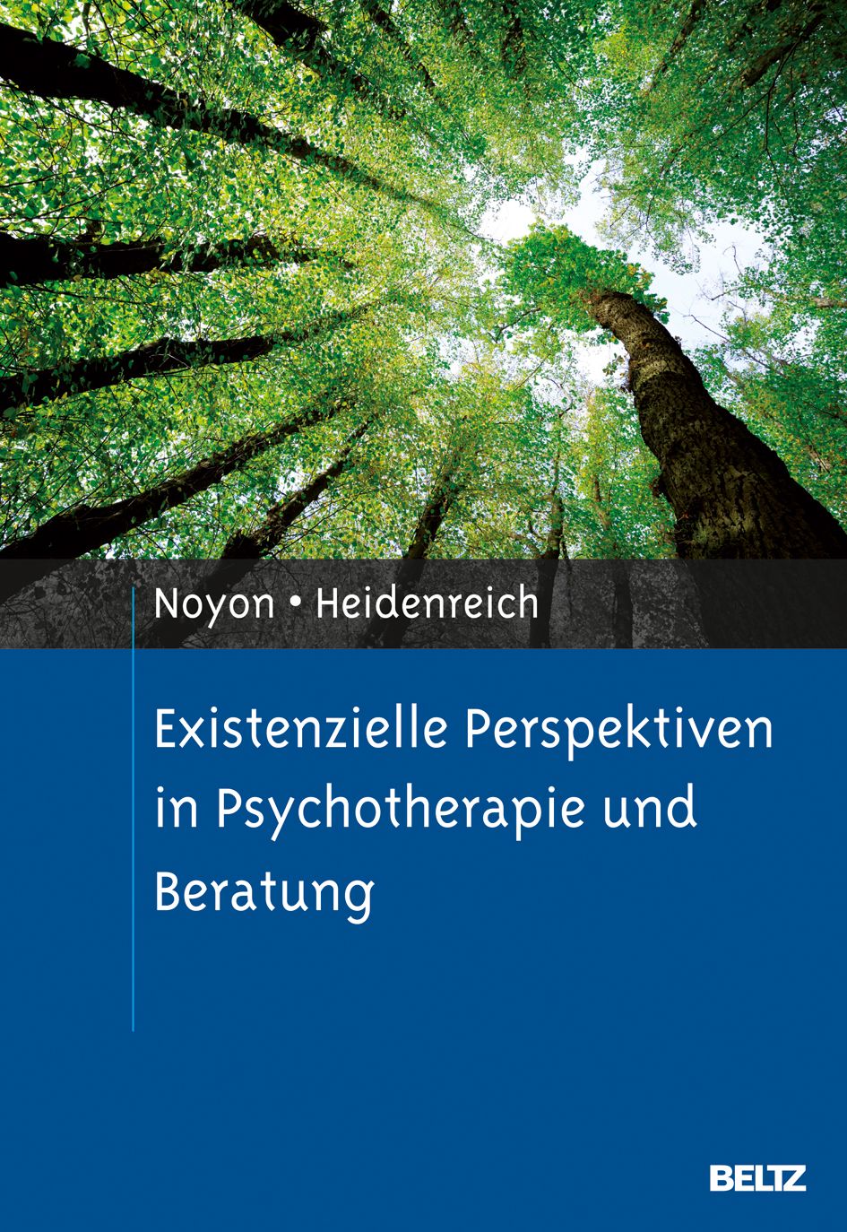 Buchcover mit Titel: Existenzielle Perspektiven in Psychotherapie und Beratung. Autoren: Noyon, Heidenreich. Verlag: Beltz.