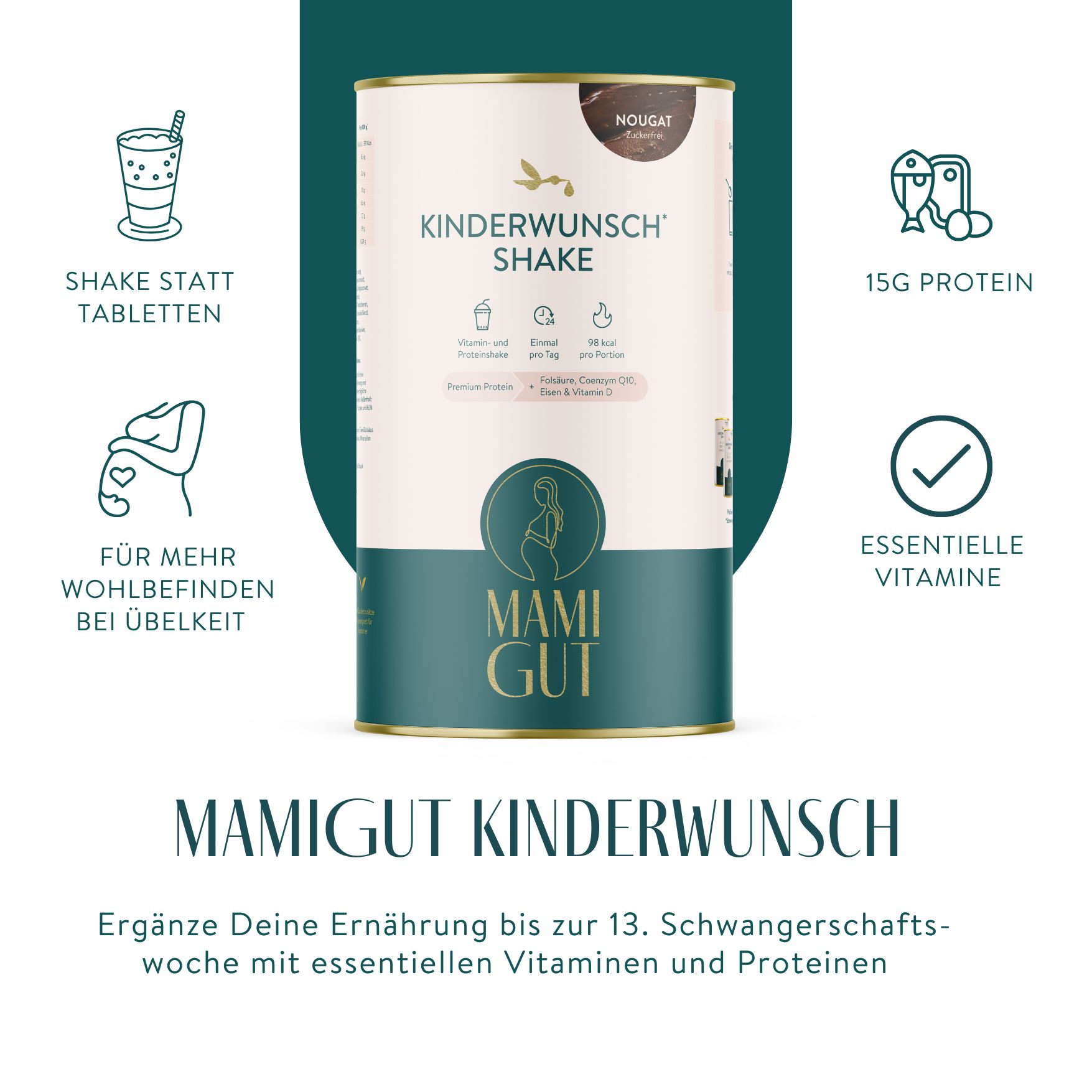 MamiGut Kinderwunsch (bis 14. SSW) Monatspaket
