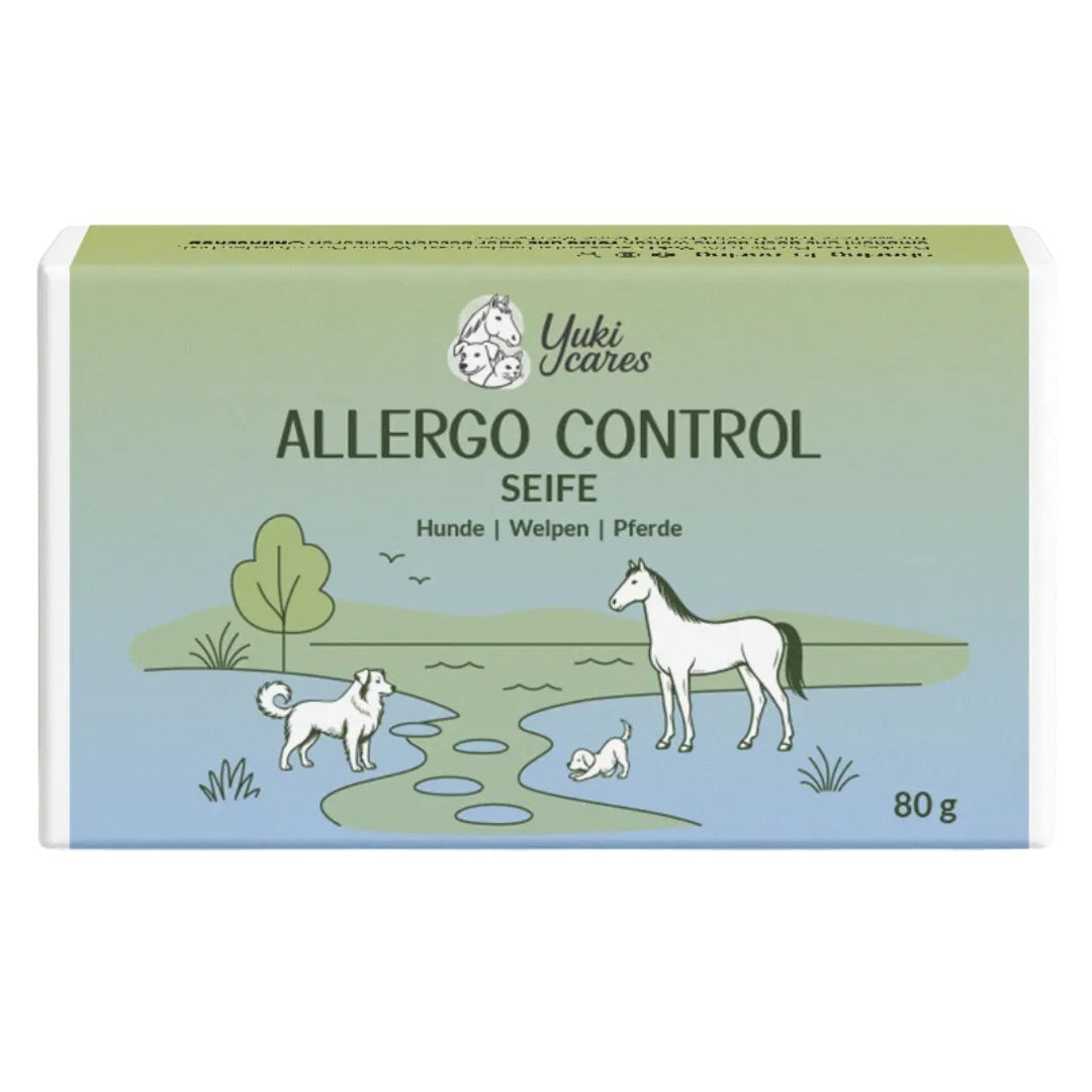 Yuki cares Allergo Control Seife bei allergischem Juckreiz für Hunde & Pferde