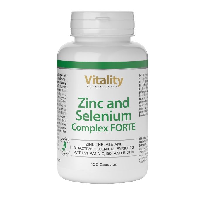 Vitality Nutritionals Zinc and Selenium Complex FORTE
