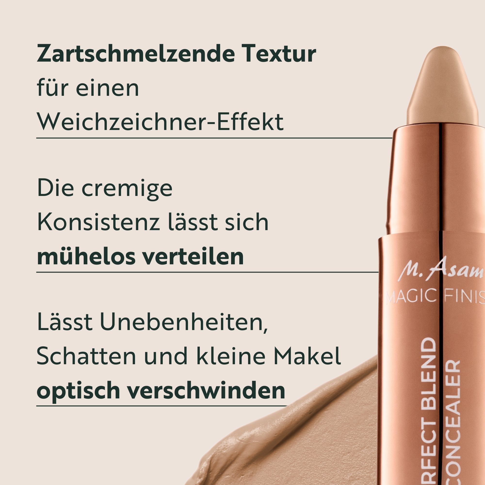 M. Asam MAGIC FINISH Perfect Blend Concealer Ivory