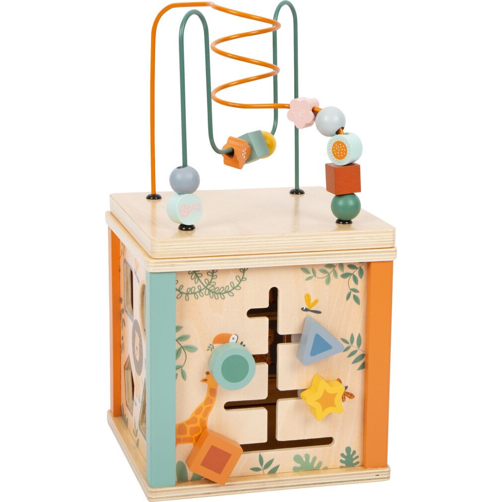 Trapez mit Turnringen aus Holz