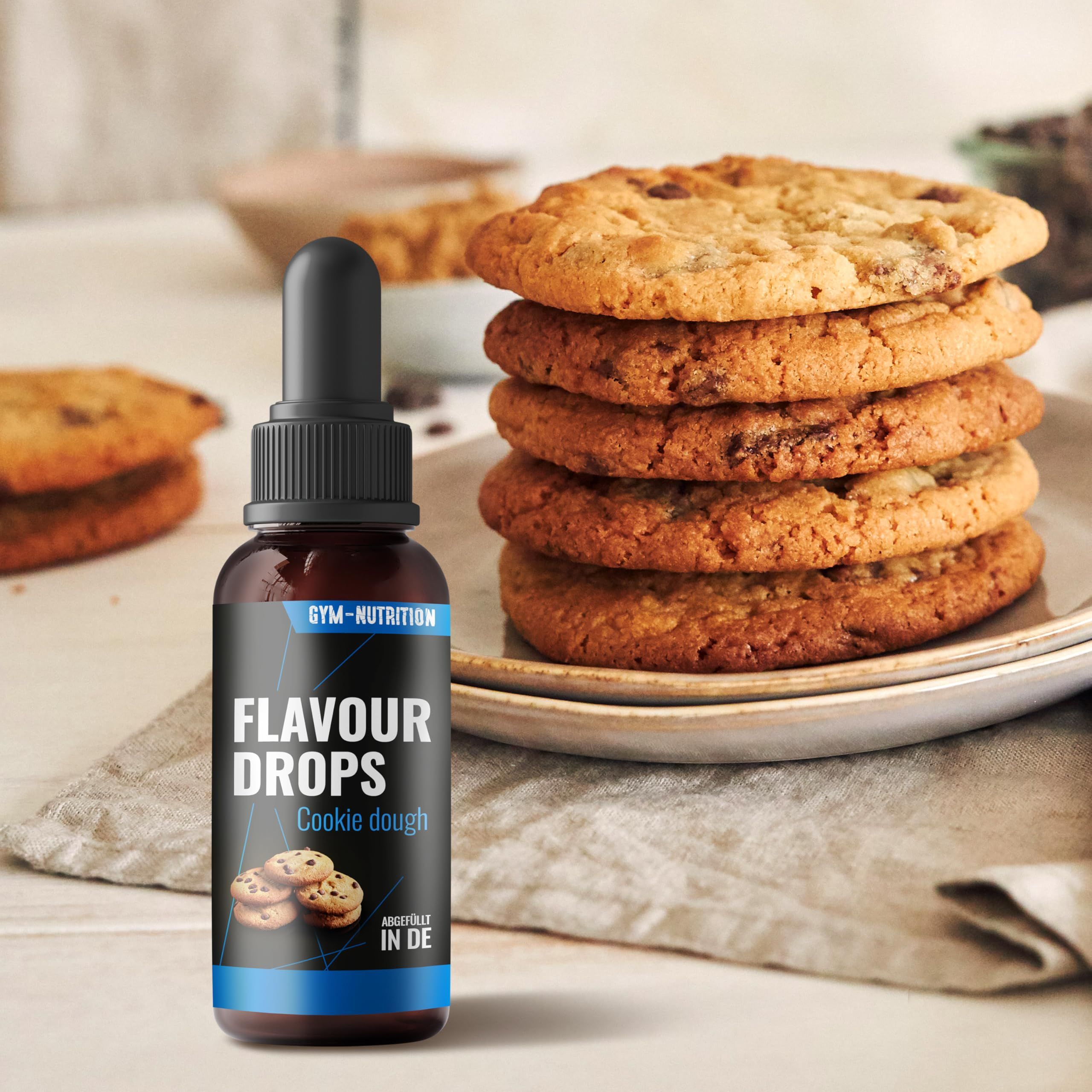 Gym Nutrition Flavour Drops Zuckerfrei Cookie Dough