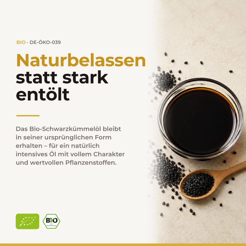 SUNNAFRUCHT® Premium BIO Schwarzkümmelöl