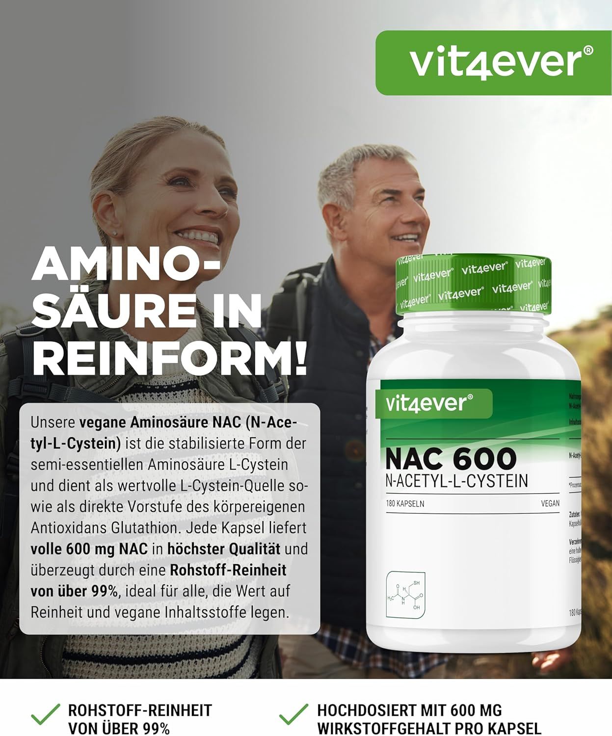 vit4ever NAC - N-Acetyl L-Cystein