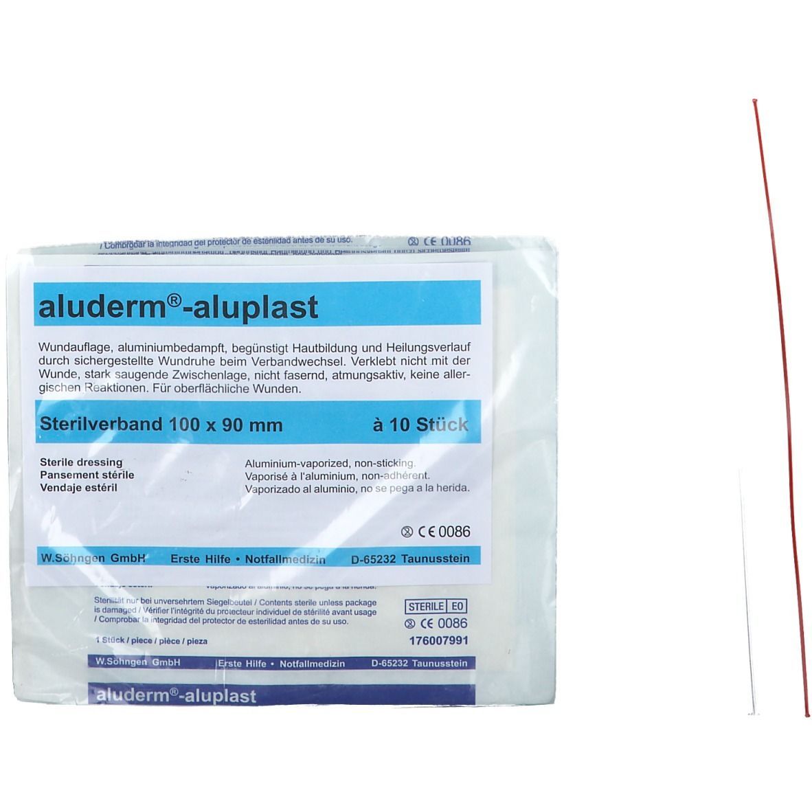 aluderm®-aluplast Sterilverband 100 x 90 mm