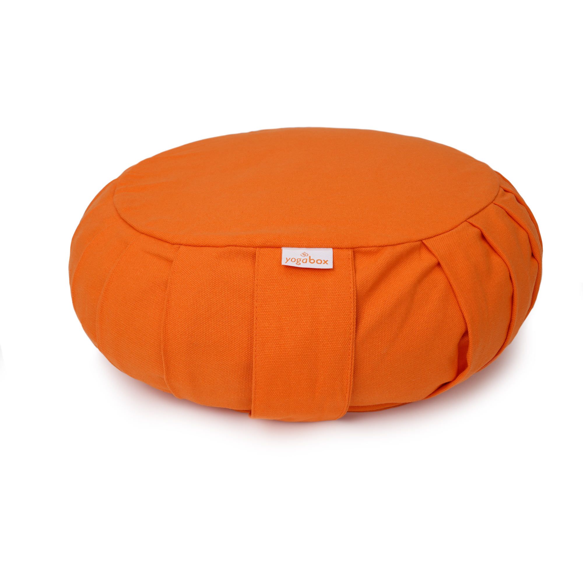 yogabox Meditationskissen / Yogakissen Zafu Basic mit ZIP - orange 31 x 15,0 cm 1 St