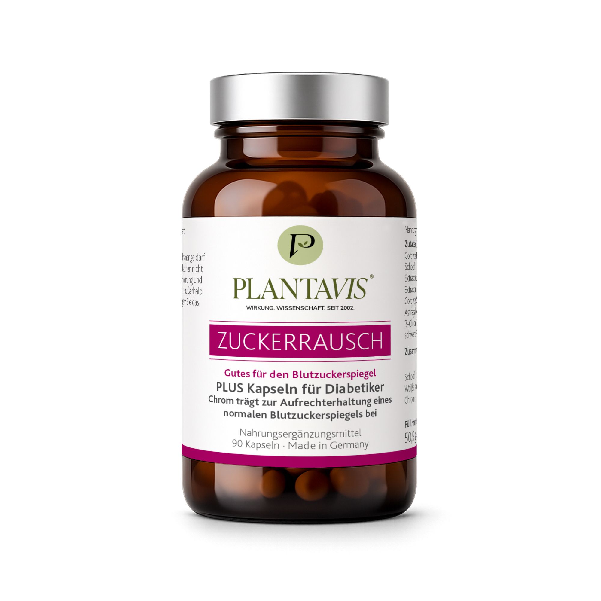 PlantaVis, ZuckerRausch - Plus 90 St Kapseln