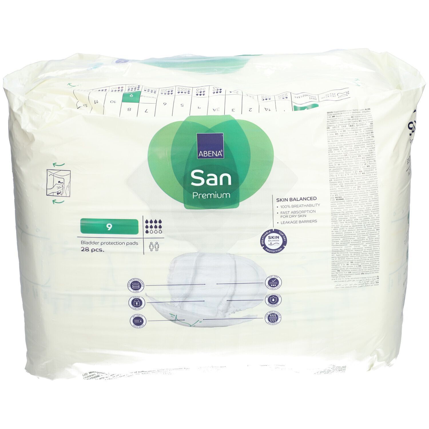 Abena San 9 Premium Vorlage 28 St