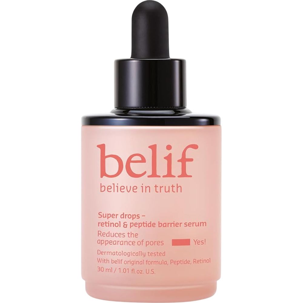 Belif Super Drops Retinol & Peptide Barrier Serum – für Faltenreduktion und starke Hautbarriere 30 ml