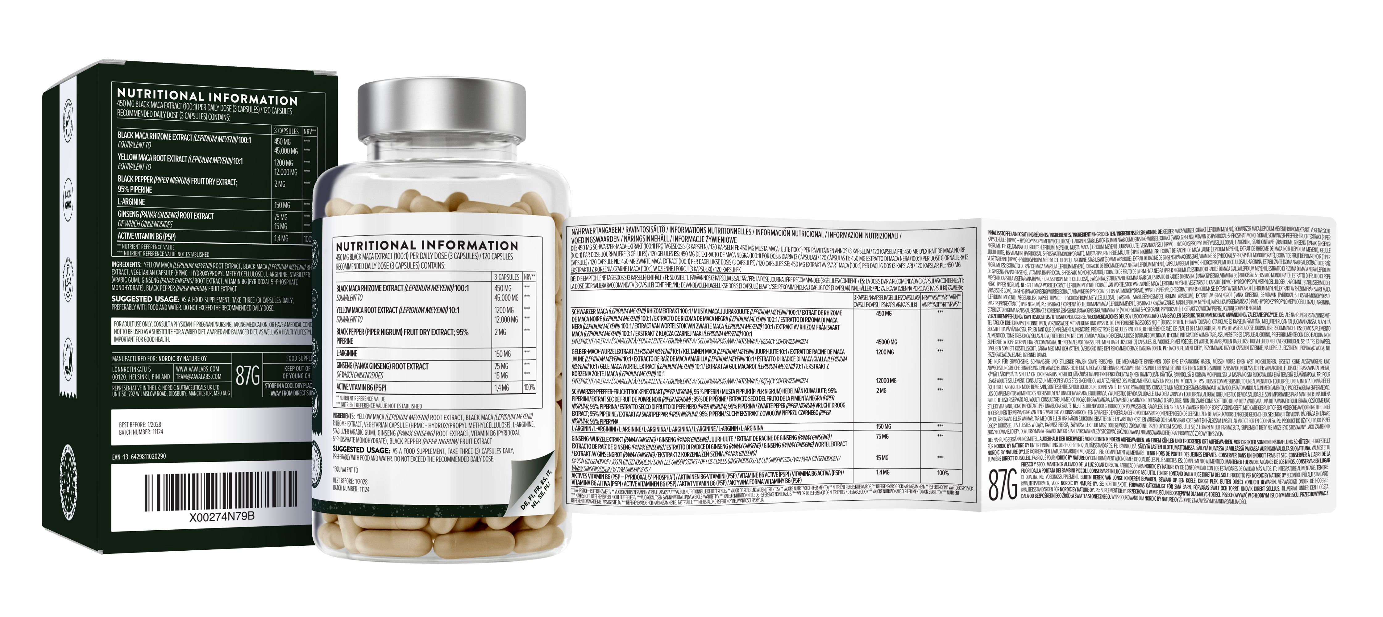 Aavalabs Maca Root Complex