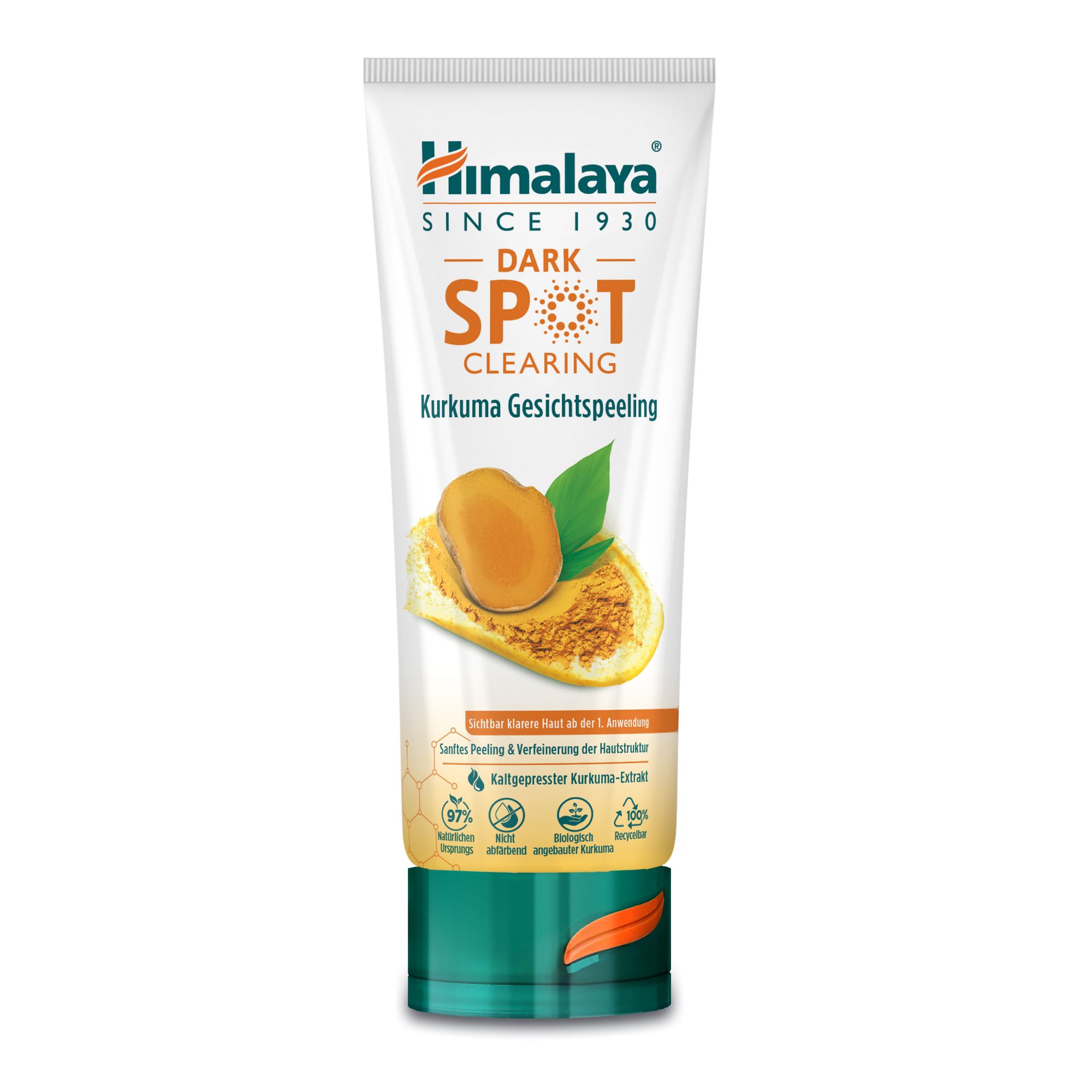 Himalaya Scrub viso alla curcuma per schiarire le macchie scure