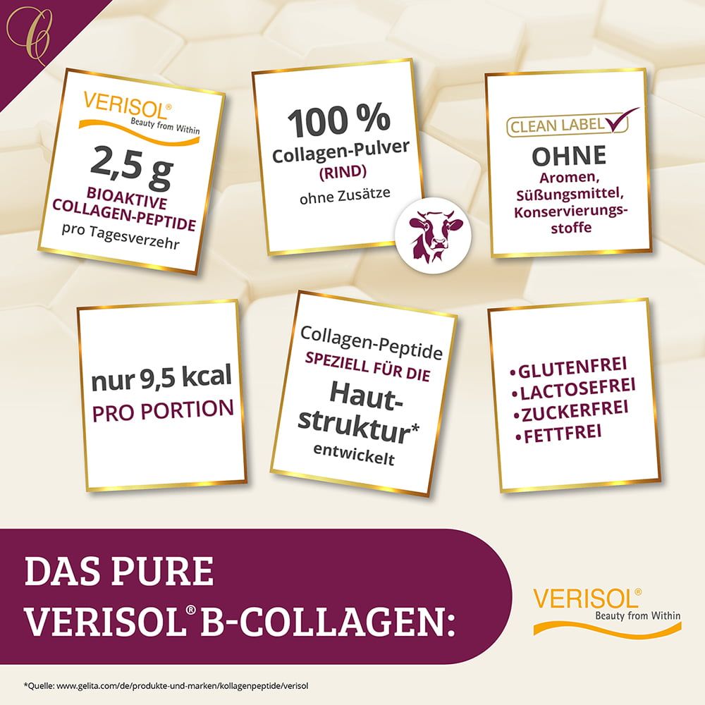 Cellufine® VERISOL® B (Rind) Collagen-Peptide Collagen-Pulver Doypack