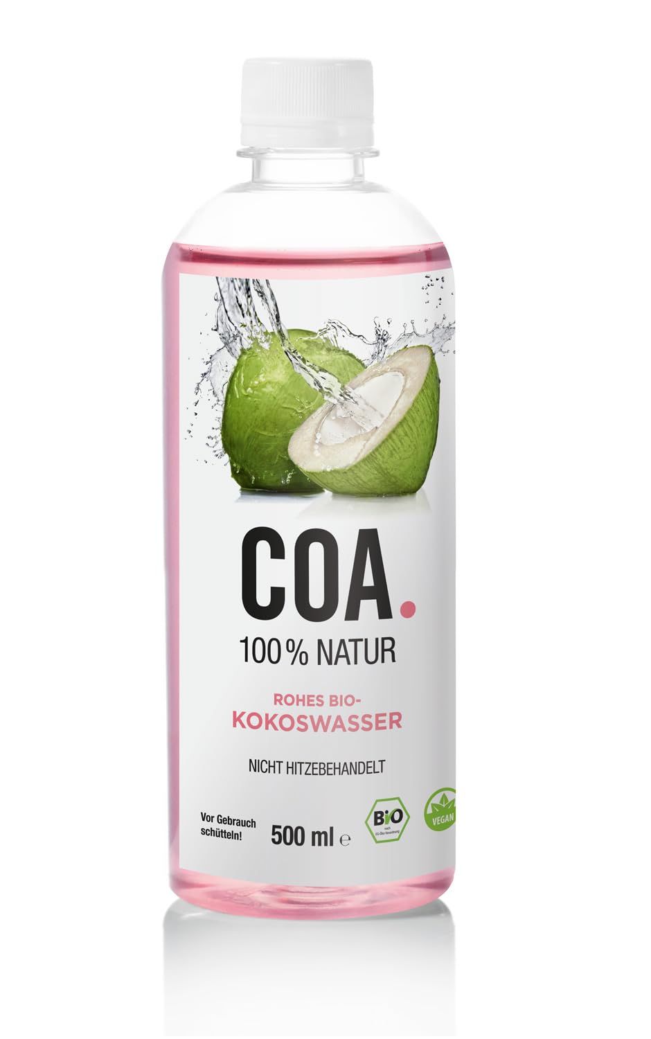 COA. Rohes Bio-Kokoswasser
