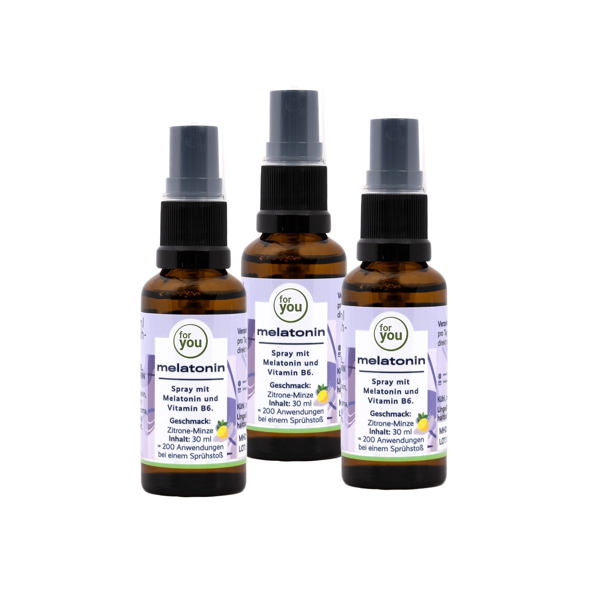 for you Melatonin Spray Dreierpack 90 g