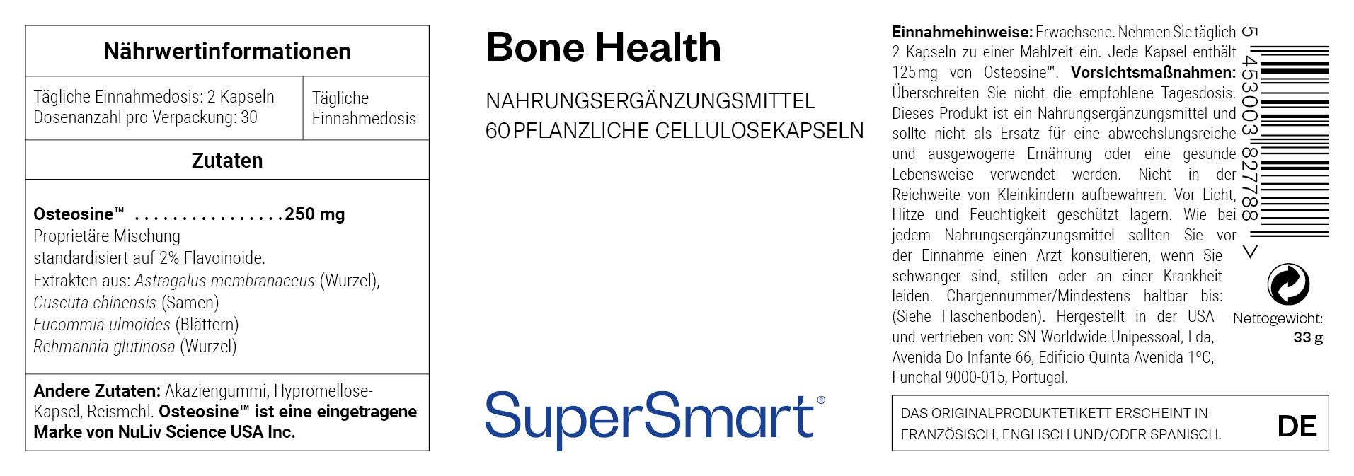 Knochengesundheit - SuperSmart