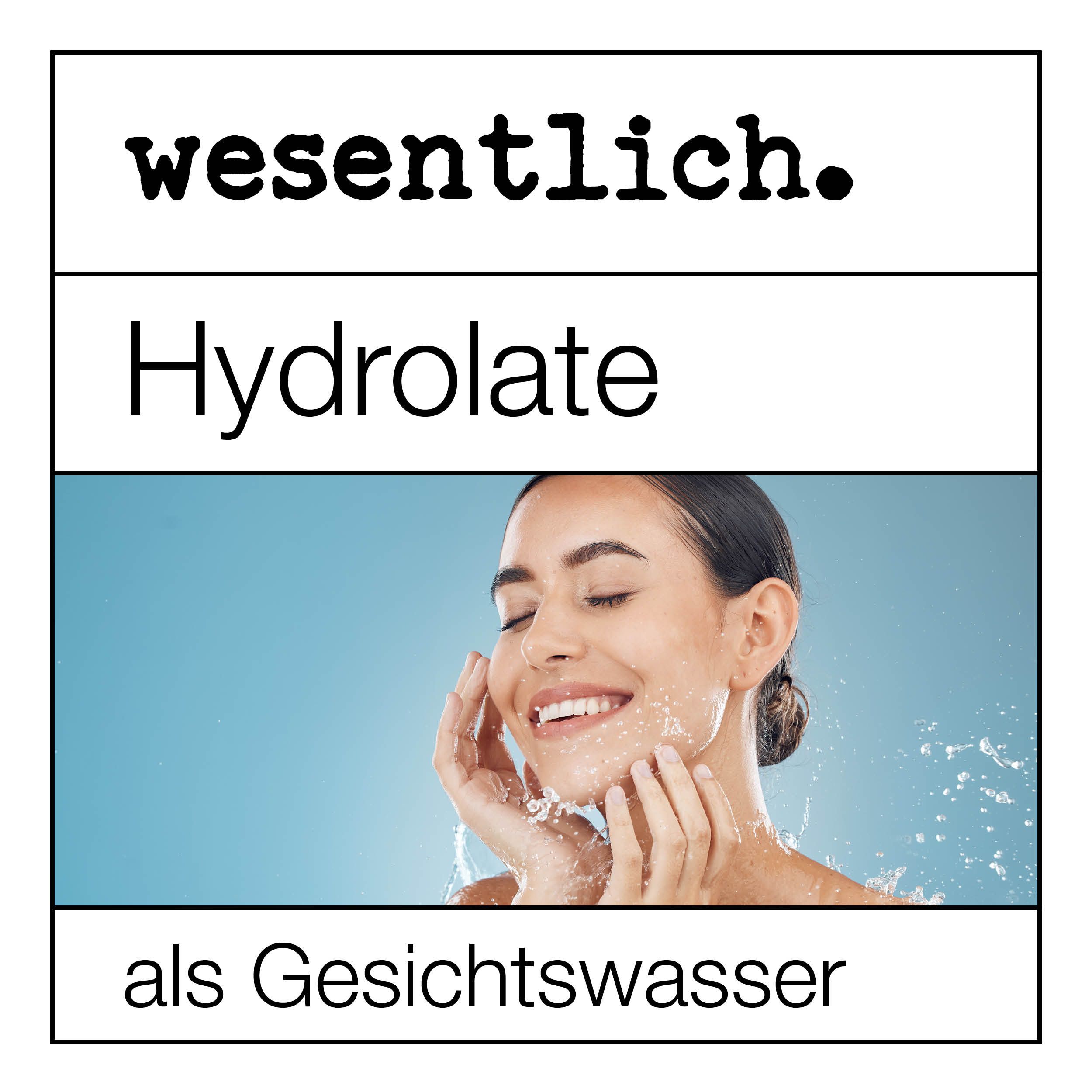 wesentlich. Holunderwasser