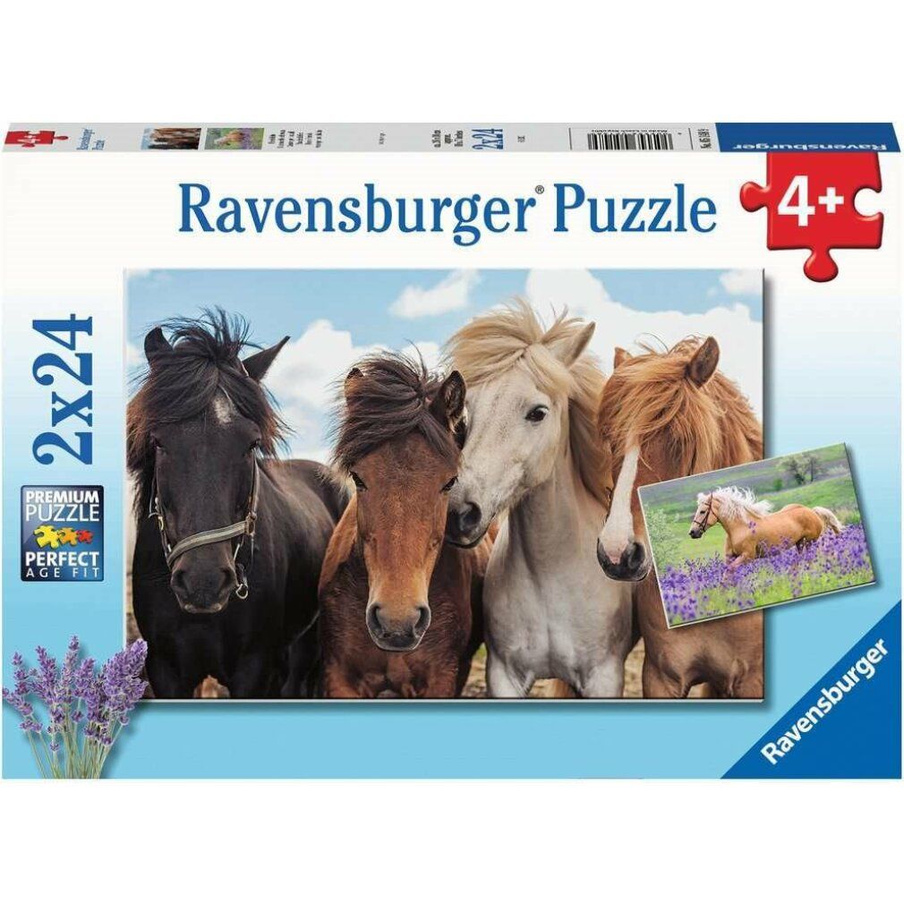 ravensburger Horse Love Puzzle 2x24 Teile