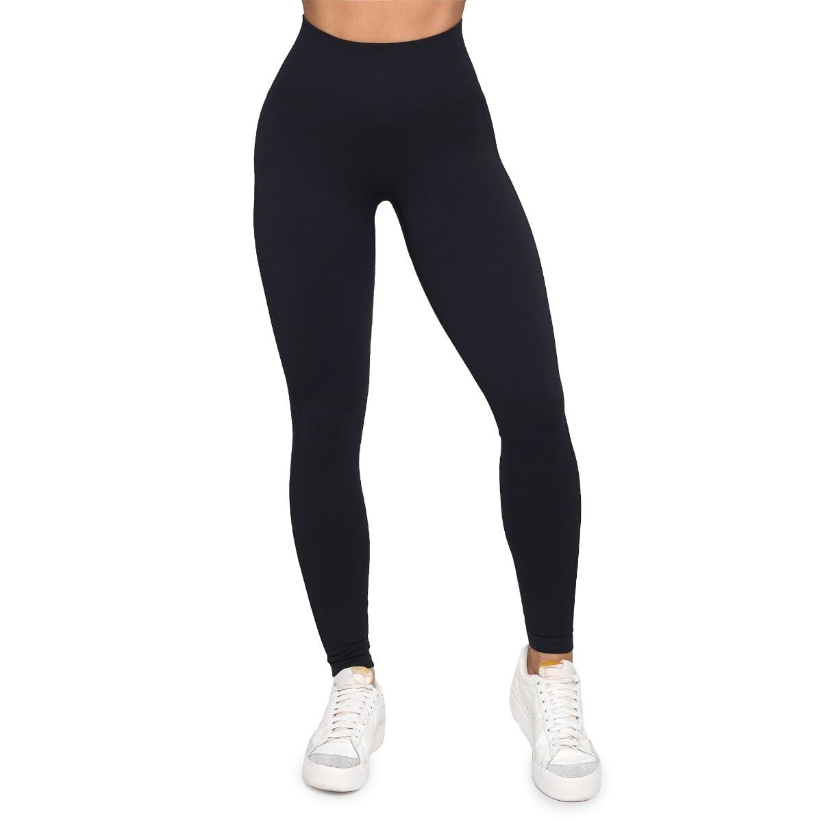 GymBeam Leggings Damen nahtlos mit hoher Taille Lift Schwarz 1 St