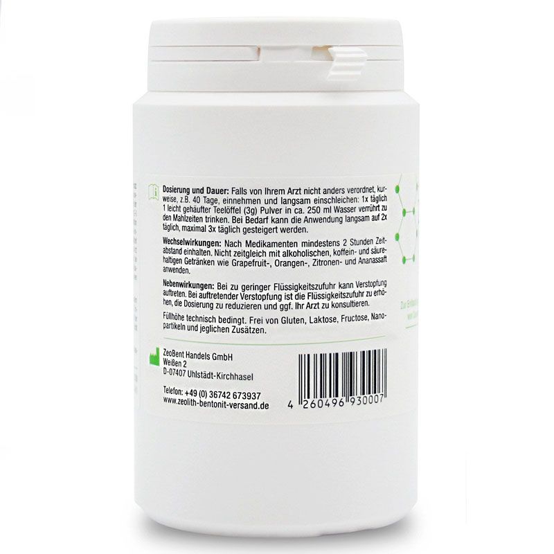 Zeolith MED Pulver, 100% reines Klinoptilolith-Vulkanmineral