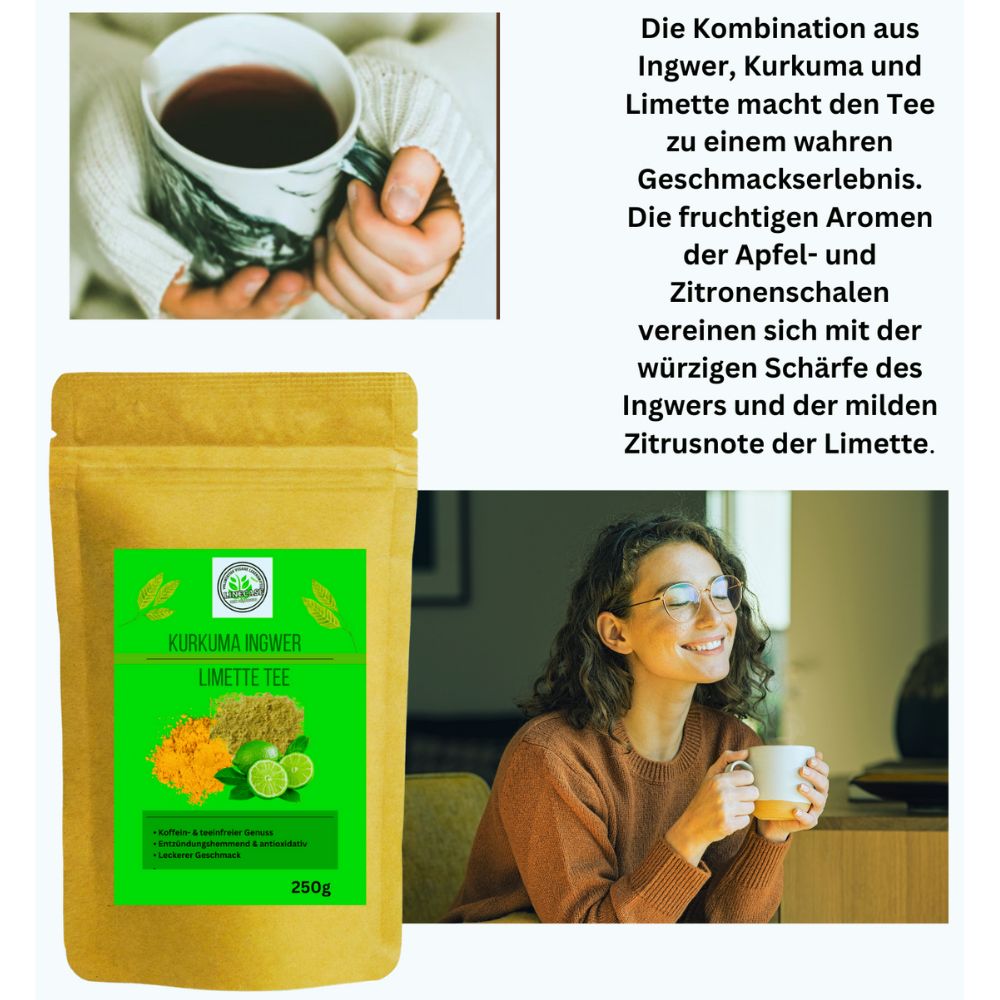 Linecase - Kurkuma Ingwer Limette Tee