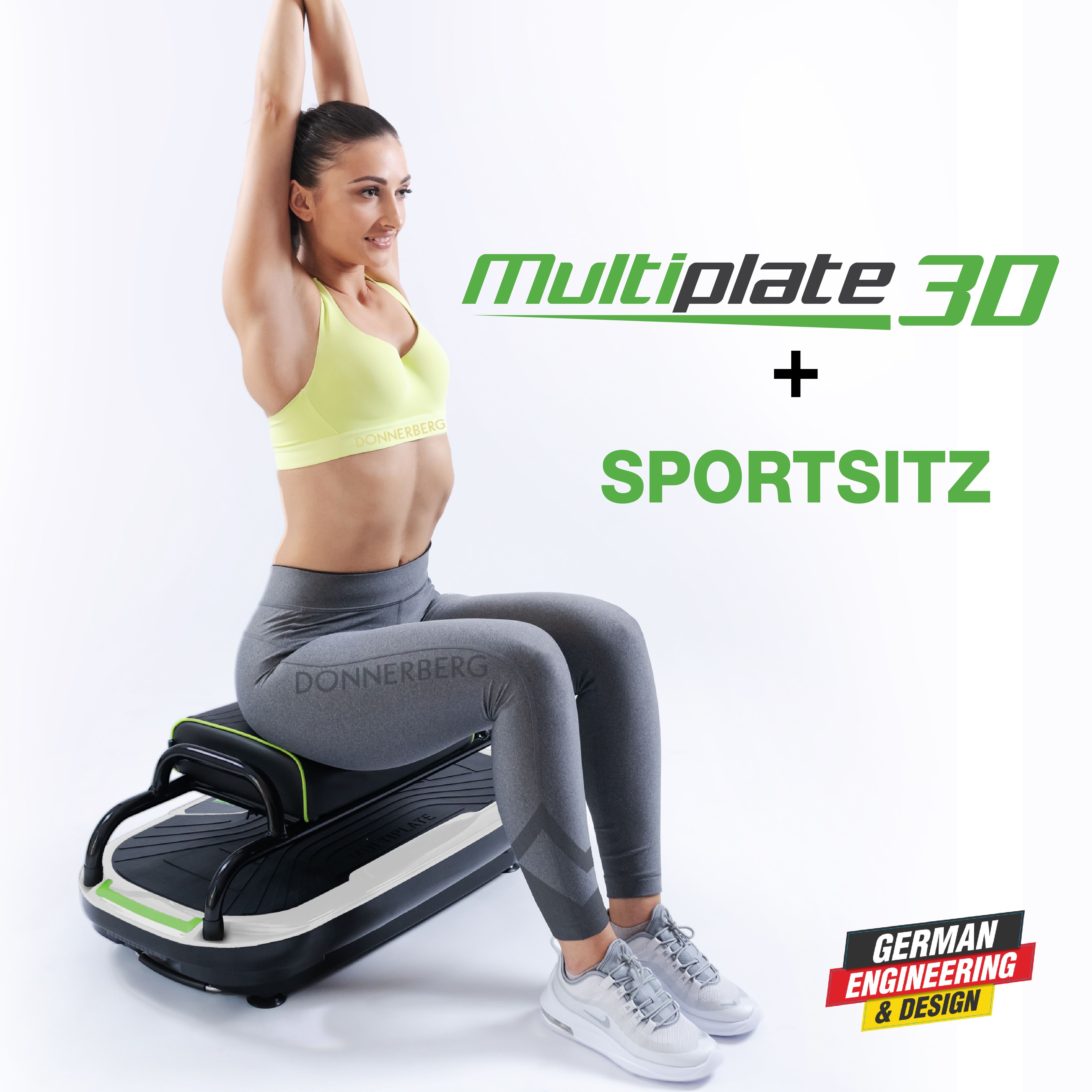 Set Vibrationsplatte Thera + Sportsitz