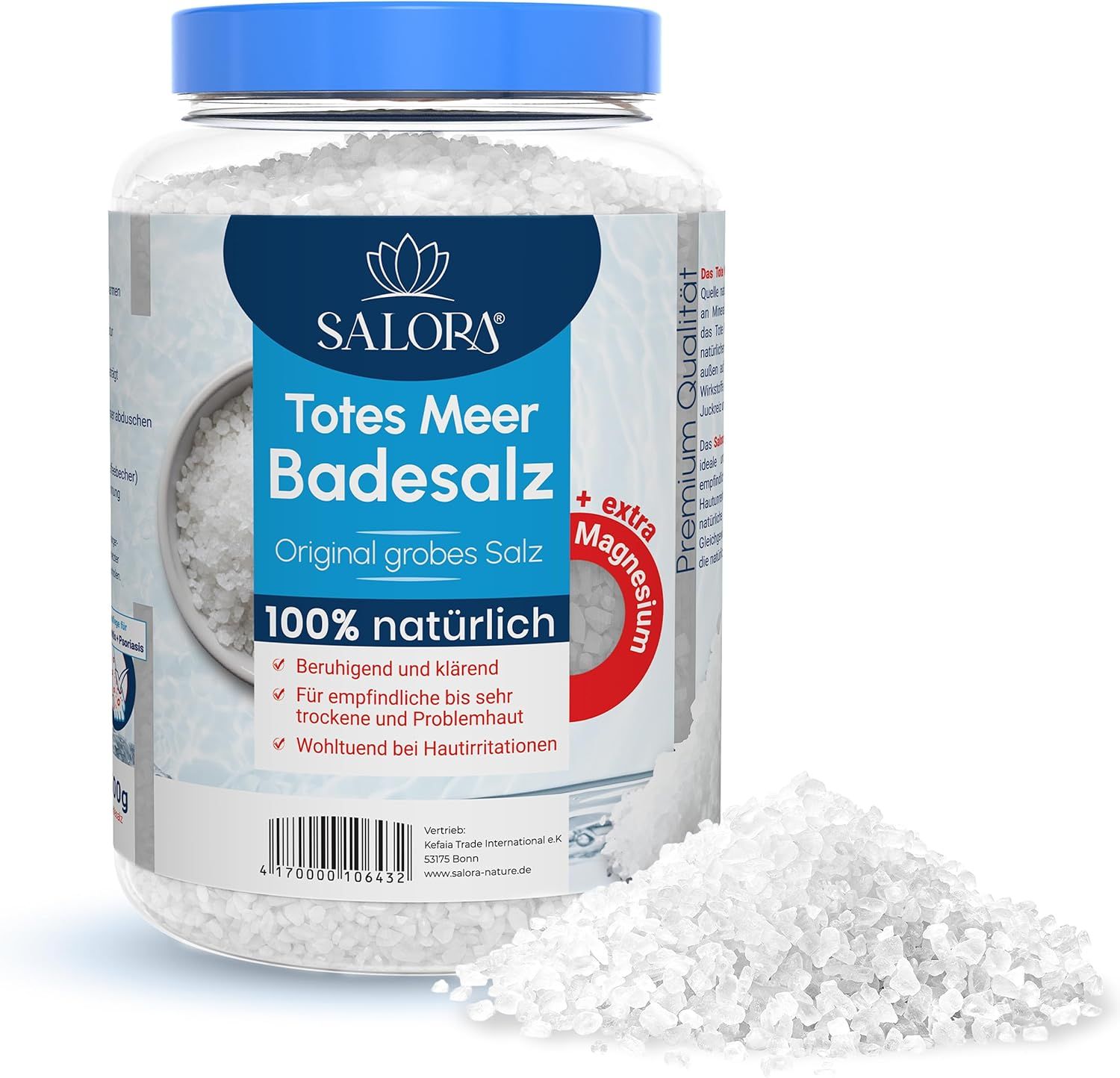 Salora ® Premium reines Totes Meer Badesalz