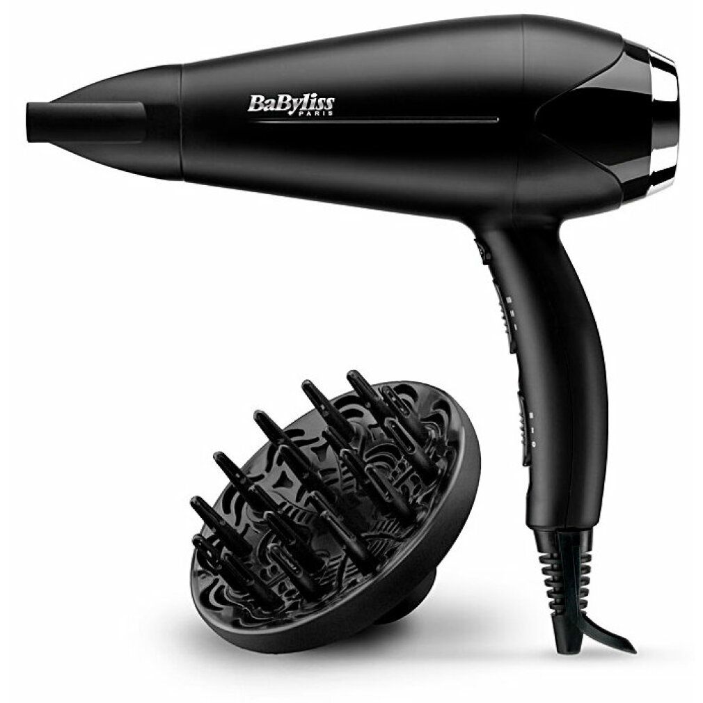 BaByliss Haartrockner D572DE Turbo Smooth 2200 schwarz/silber