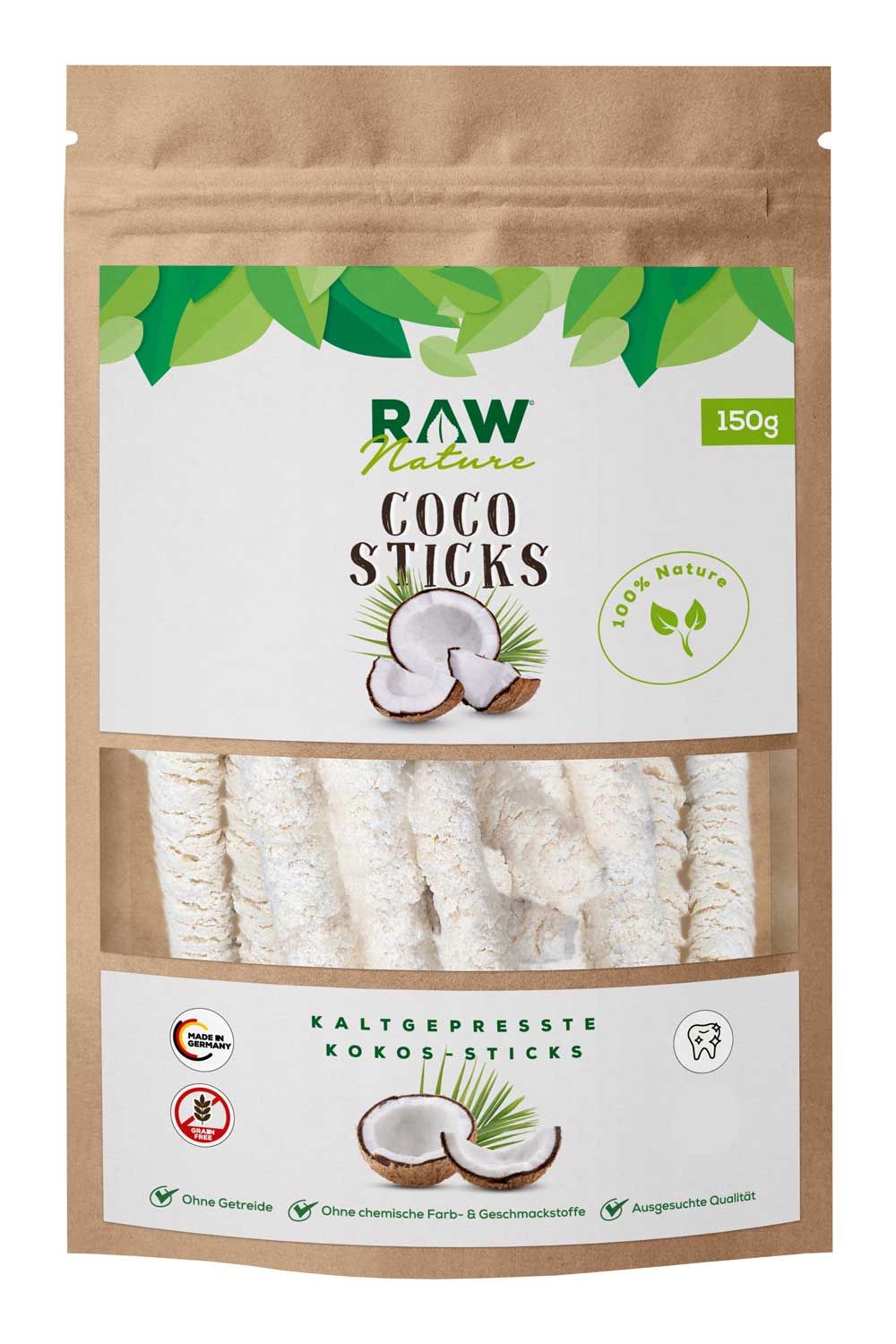 RAW Nature Kokos-Sticks Hundesnack