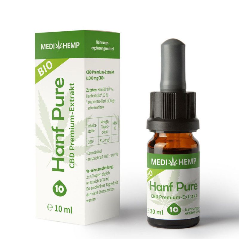 Medihemp - Bio Hanf Pure Öl 10%