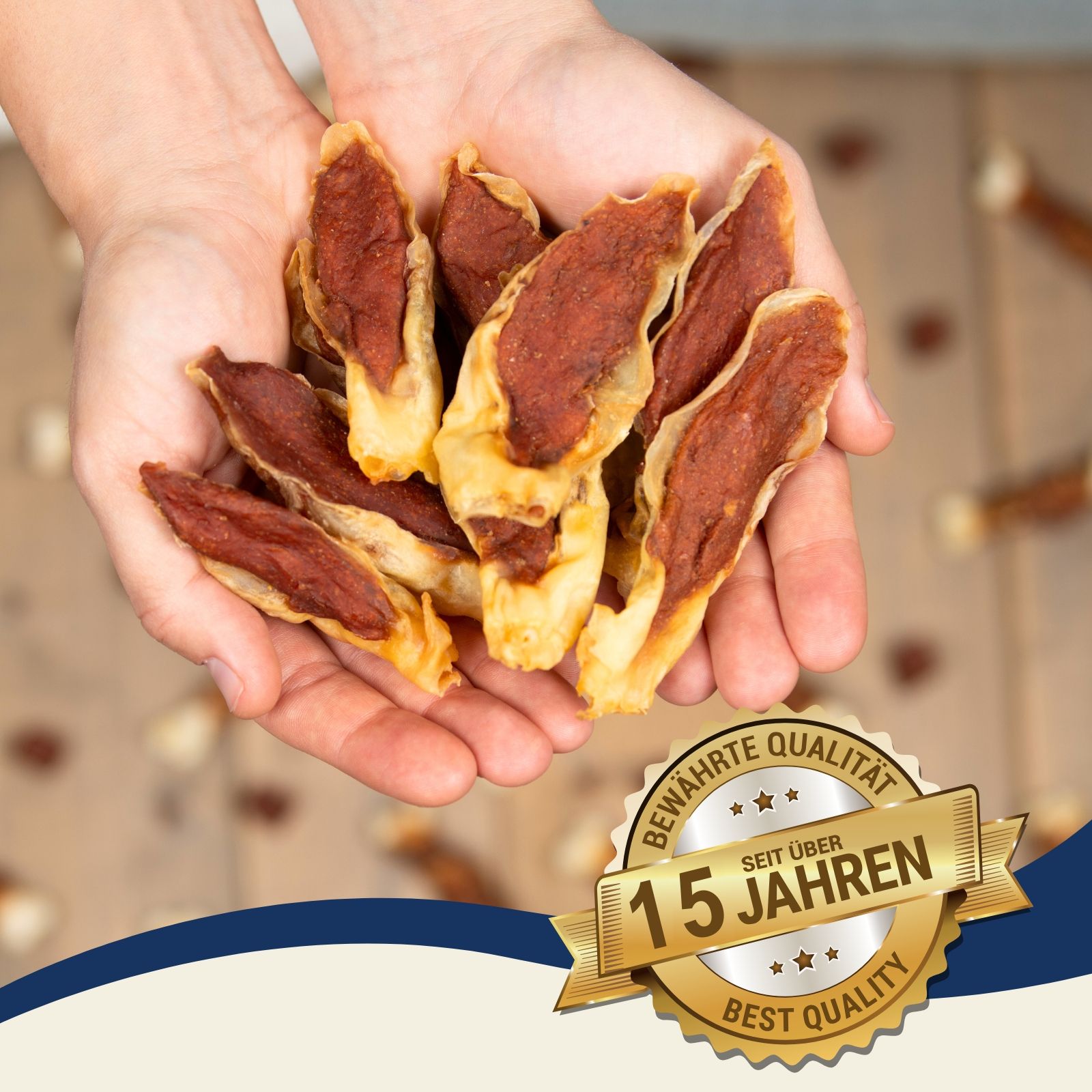 Lyra Pet® Kaninchenohren gefüllt mit Huhn