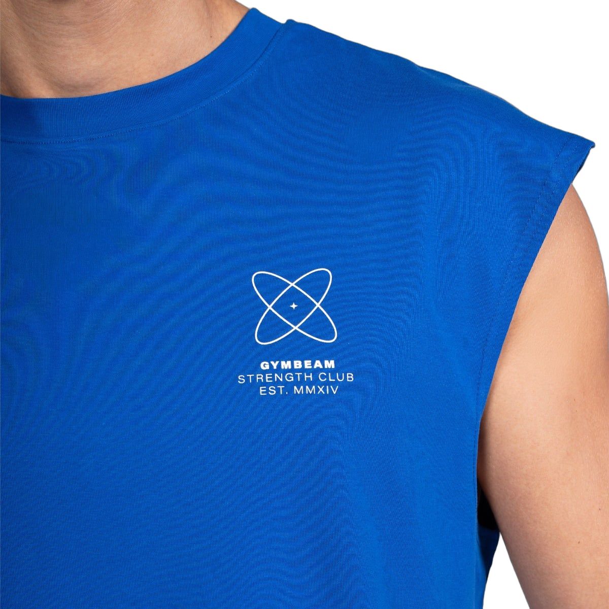 GymBeam Tanktop Herren Regular Discipline Blau