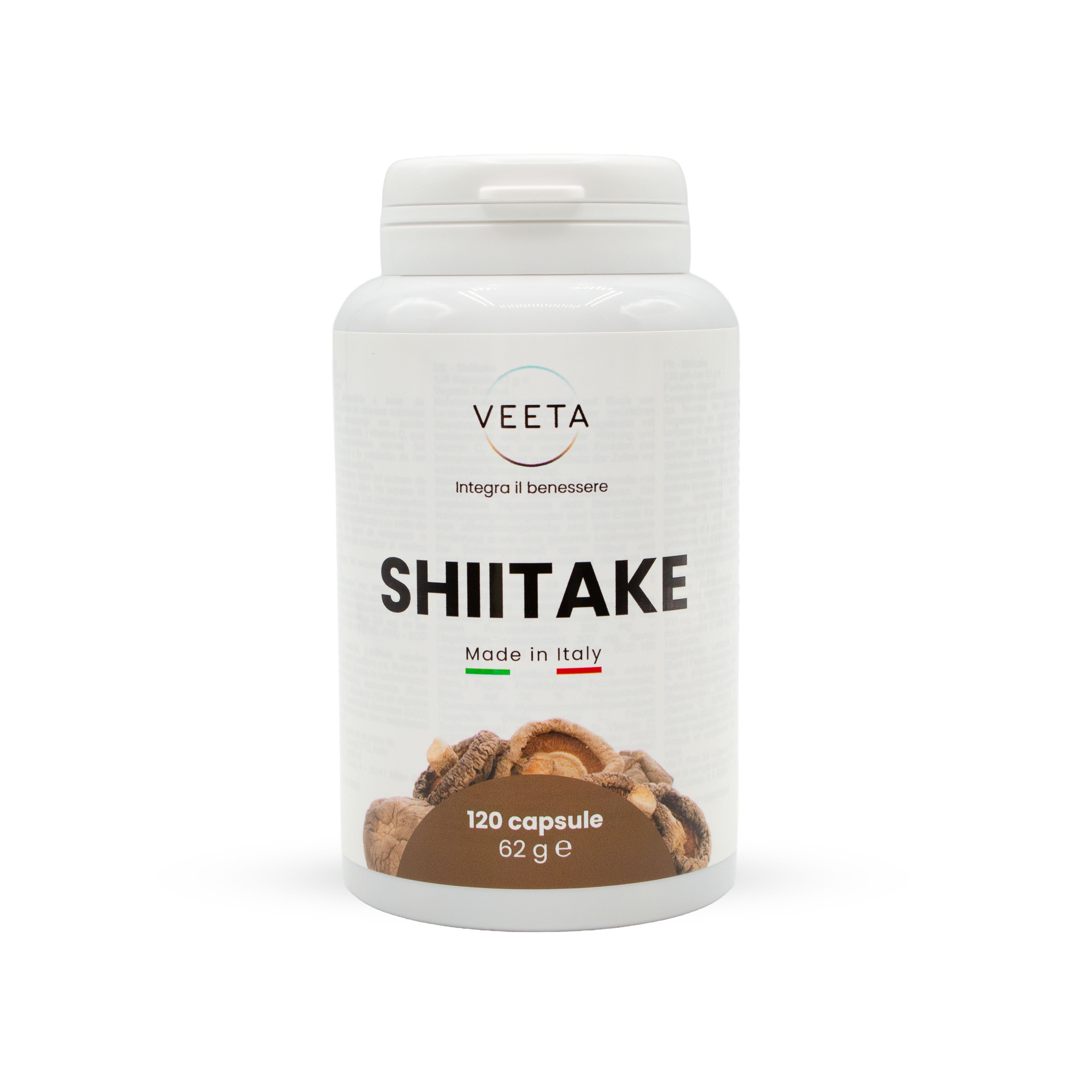 Veeta Shiitake – Heilpilz für Cholesterin und Immunsystem 120 St