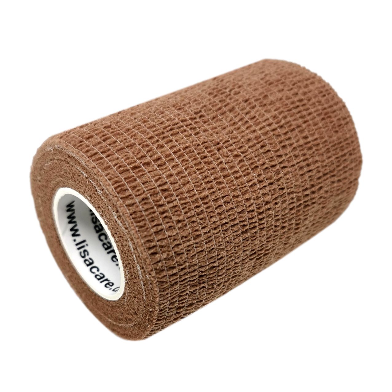 LisaCare selbsthaftende Bandage - Braun - 7,5cm x 4,5m