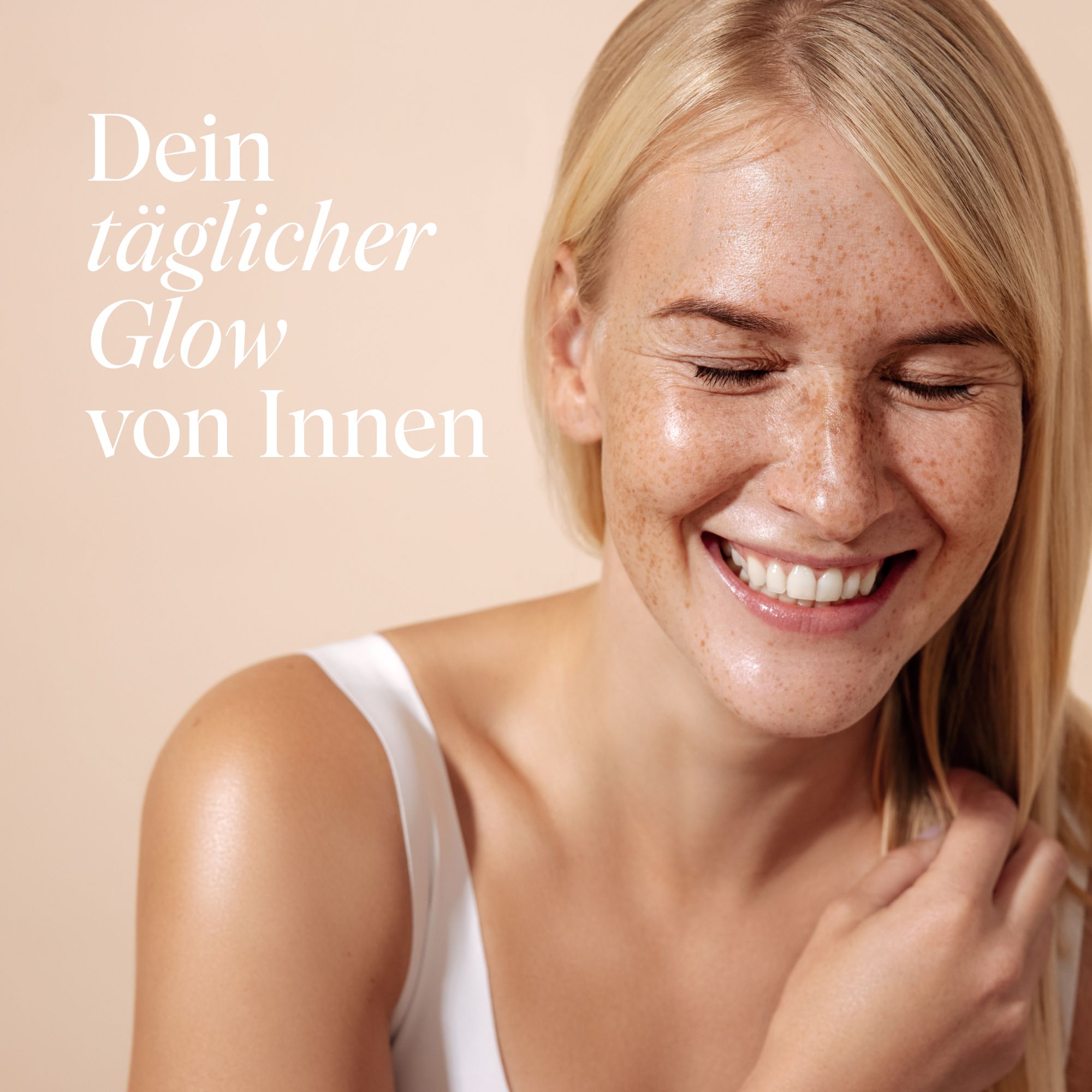 VETAIN Kollagen Pulver Vegan - Mit VeCollal®, Vitamin C, Zink, Biotin & Ginseng - Typ 1