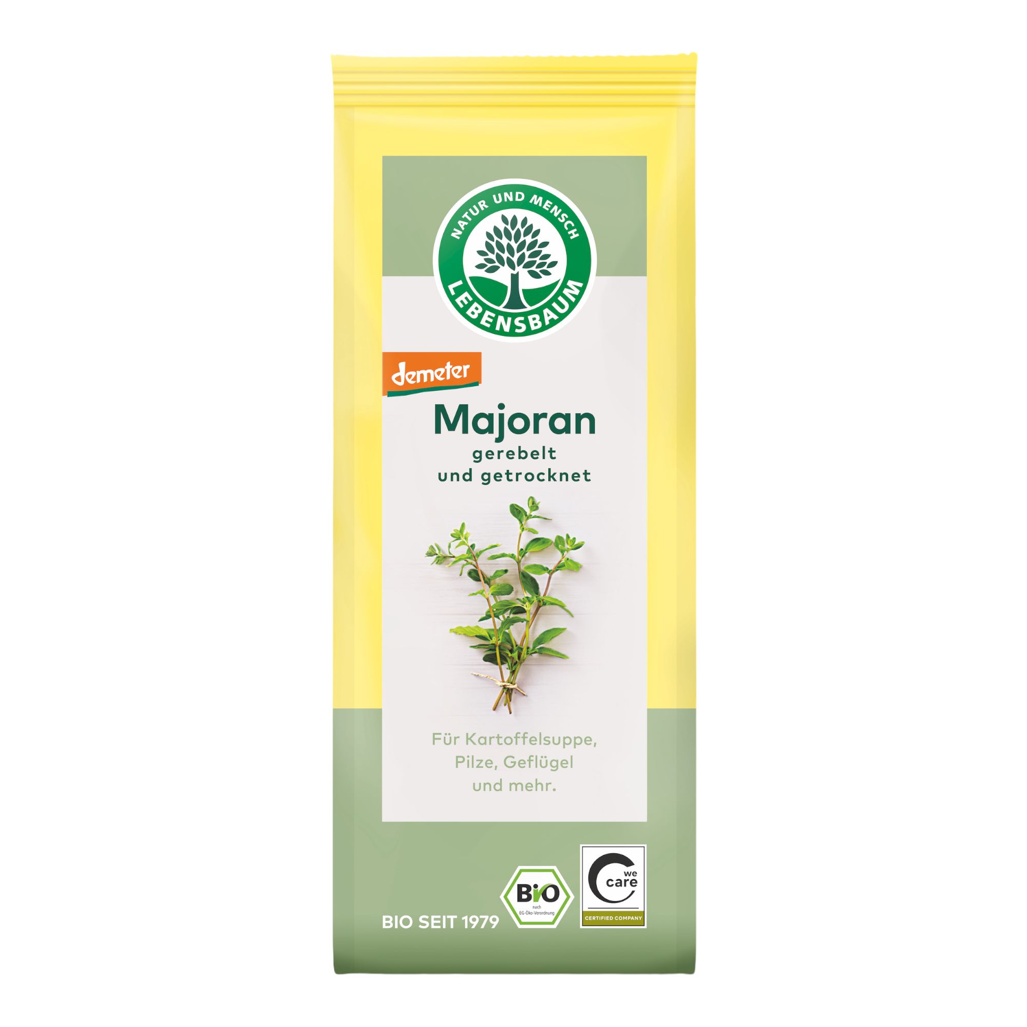 Bio Majoran gerebelt und getrocknet 12,5 g