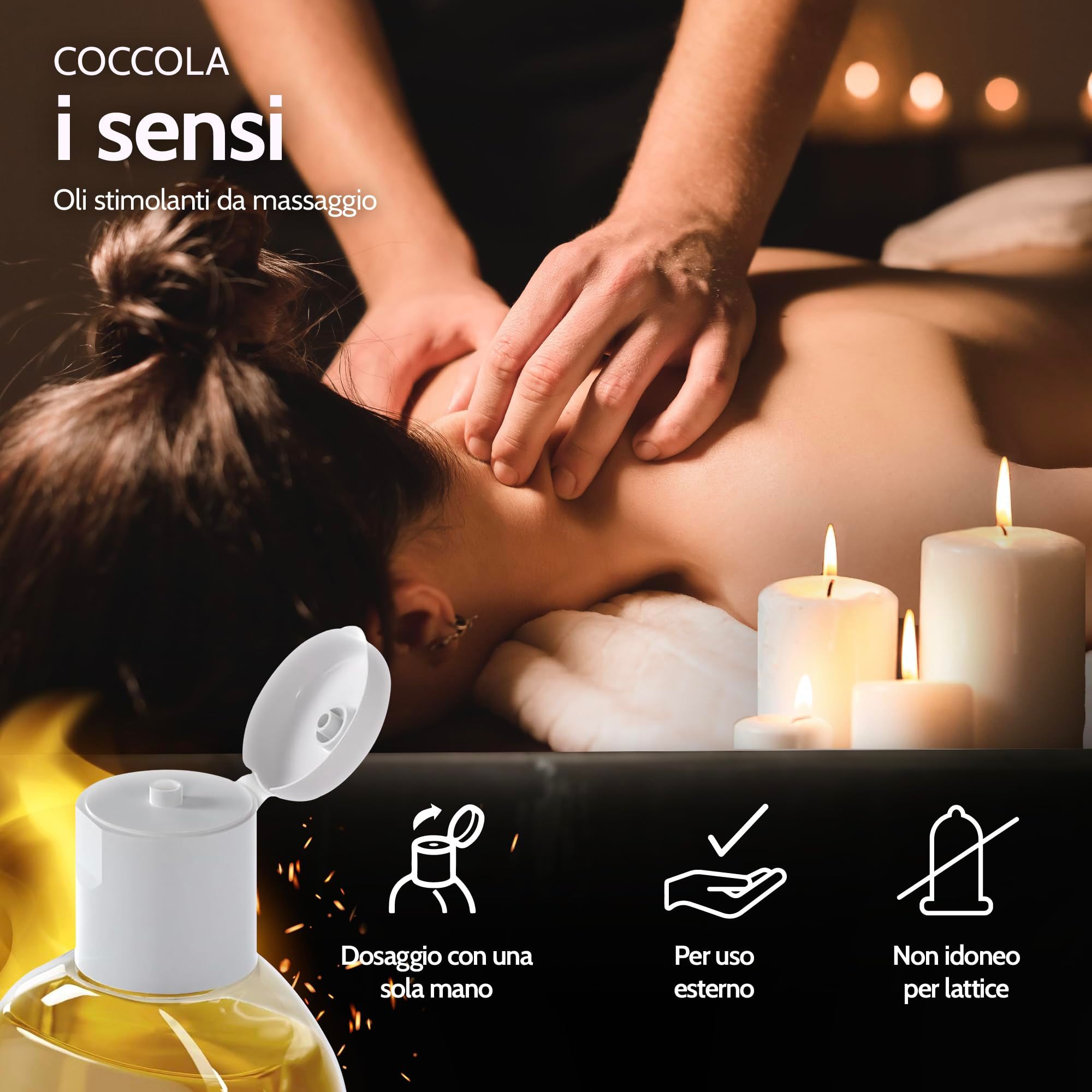 Vibratissimo Massageöl Hot Moments