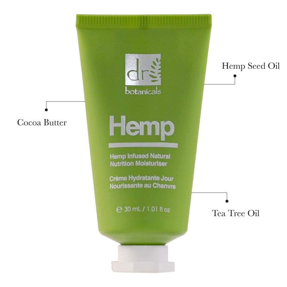 Dr Botanicals Hemp Infused Natural Moisturiser 30ml