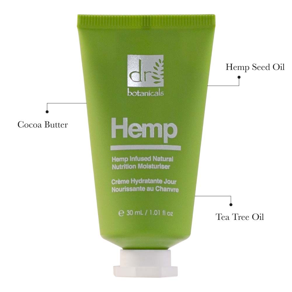 Dr Botanicals Hemp Infused Natural Moisturiser 30ml 30 ml