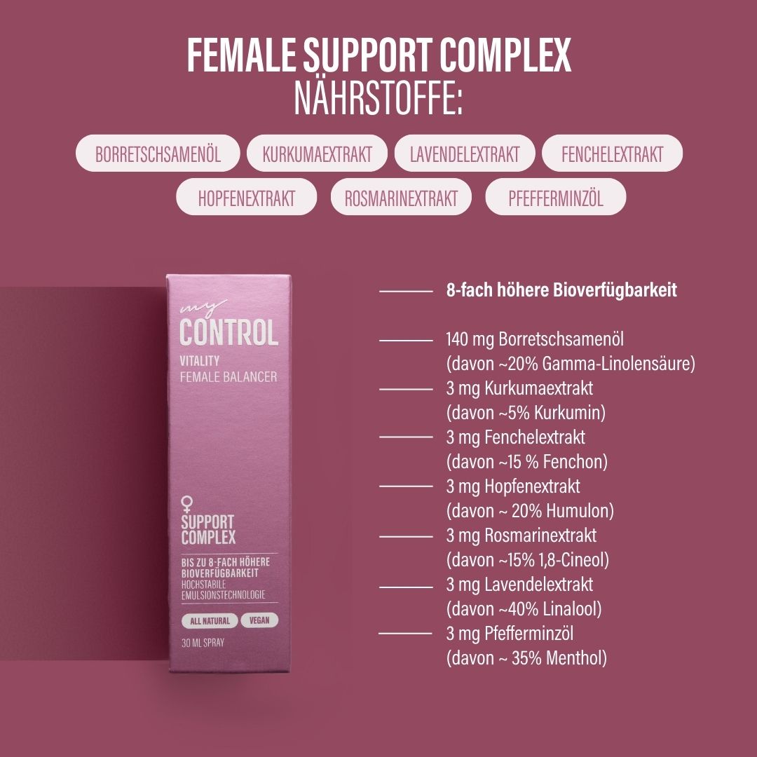 my Control® Vitality Female Balancer - Support Complex Spray - 30 ml