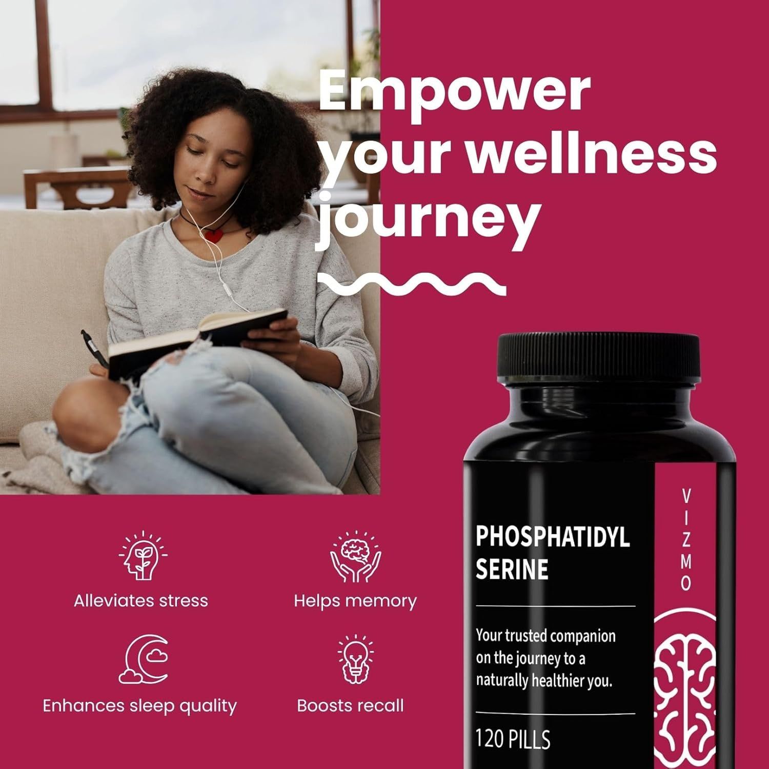 Vizmo Gedächtnis Phosphatidylserin Kapseln