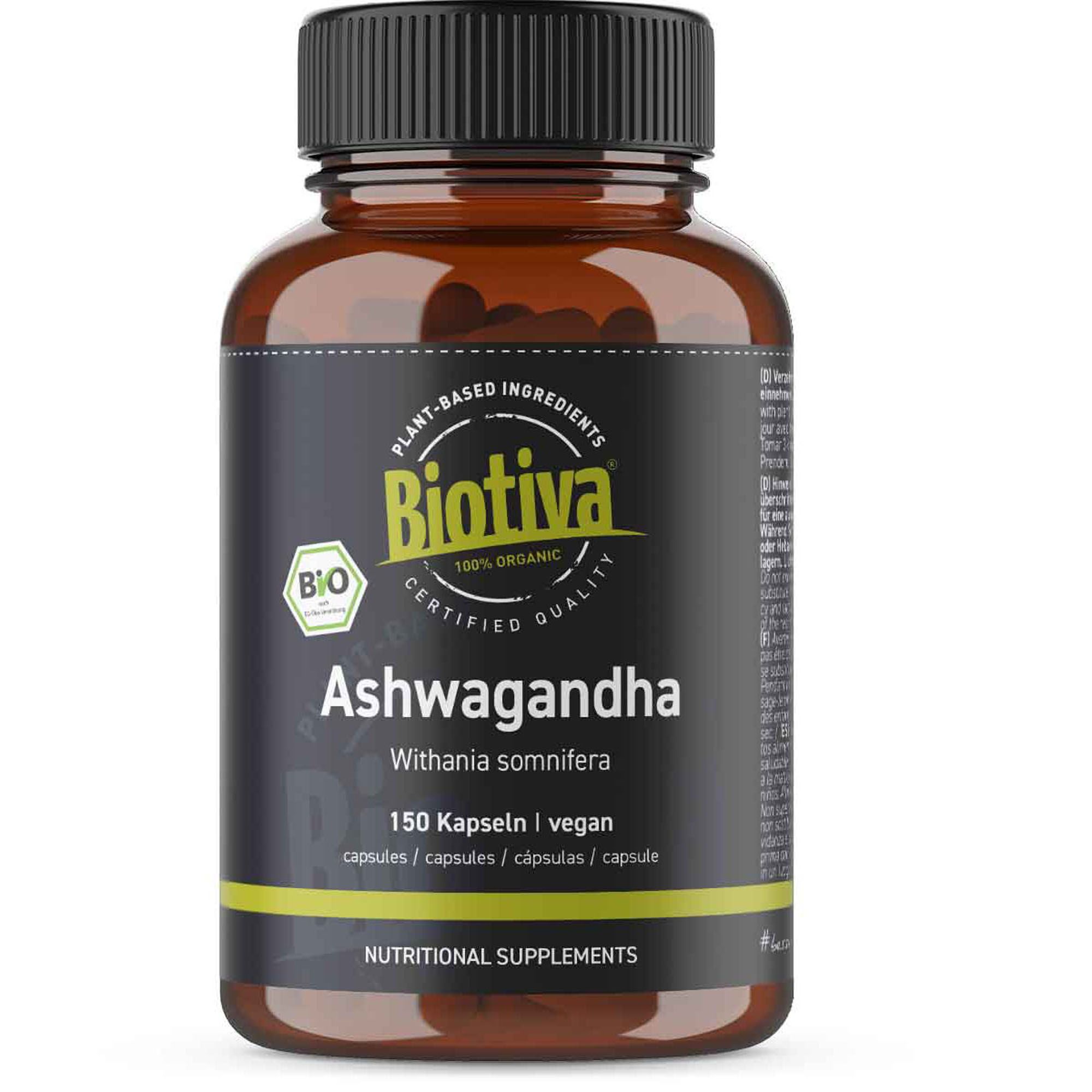 Biotiva Ashwagandha Kapseln Bio